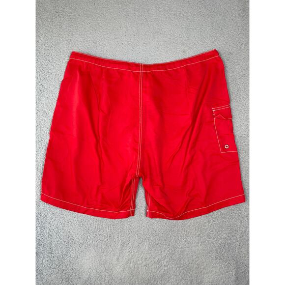 Toes On The Nose Mens Size 38 Red Board Shorts - Picture 2 of 10